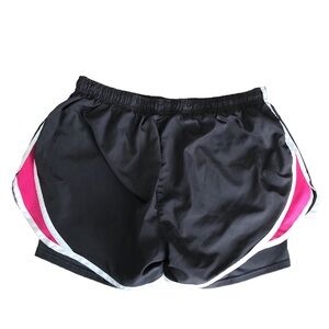 BHAC PERFORM Women’s Gray Athletic Shorts Size Large Pink Trim